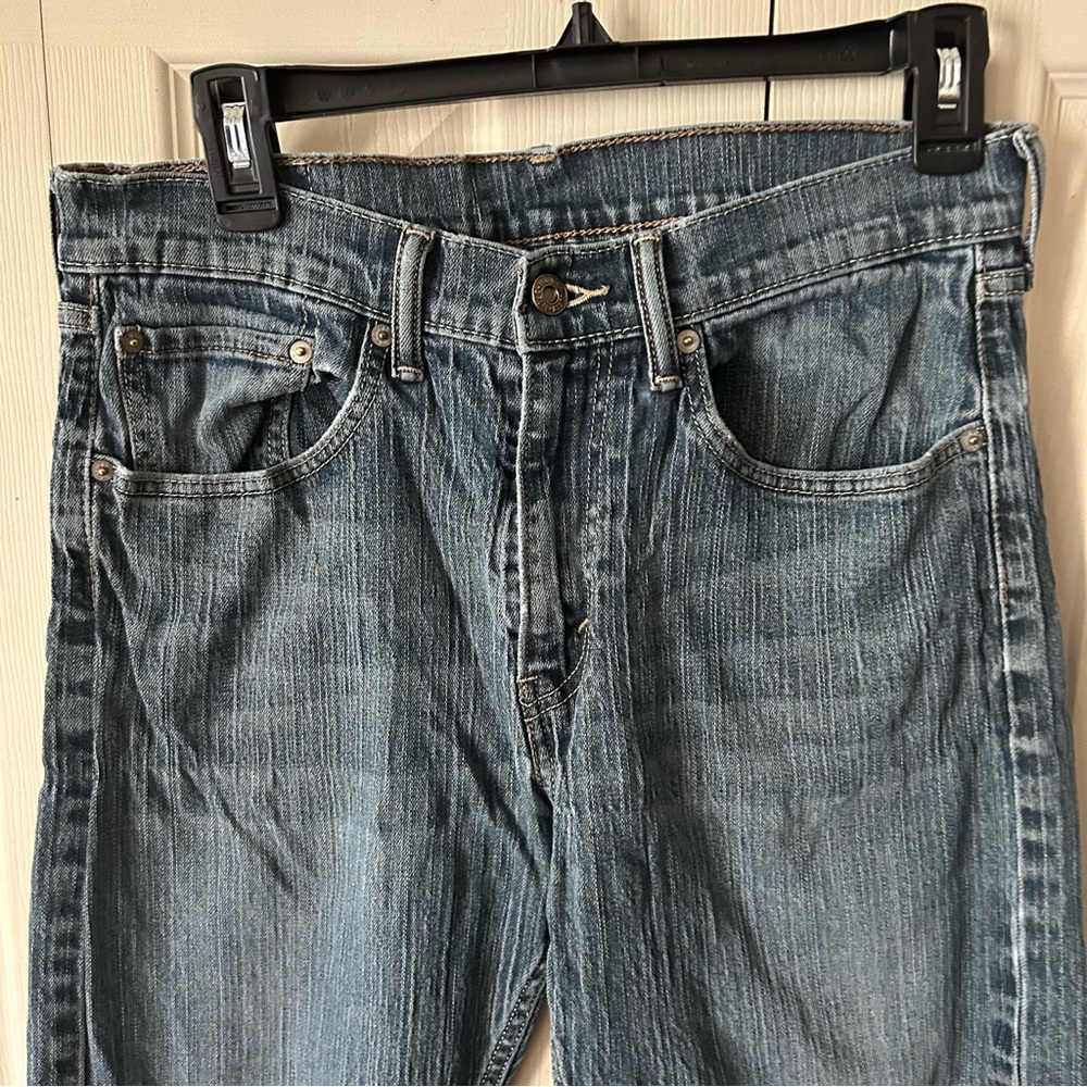 Levi's Blue Straight Jeans Classic Style 505 - Picture 2 of 7